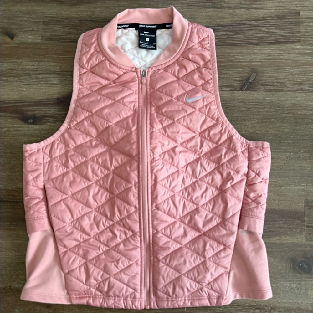 Nike Light Pink Quilted Vest